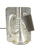 Vintage Germany Holiday Bugle Chocolate Mold
