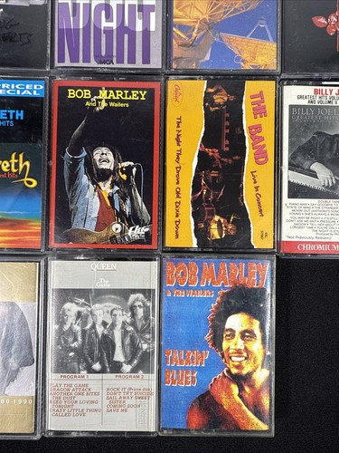 Cassette Tape Mix Lot 70's/80's/90's Rock & Roll Pop Reggae Country Lot of 22 - Picture 5 of 17