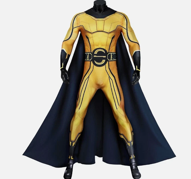 Thunderbolts 哨兵连身裤紧身衣裤斗篷男式角色扮演服装套装万圣节 — 第 4/4 张图片