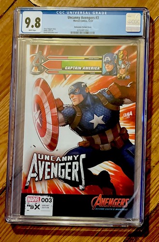 Uncanny Avengers #3 Nakayama DNA Variant  CGC 9.8 Comic Book