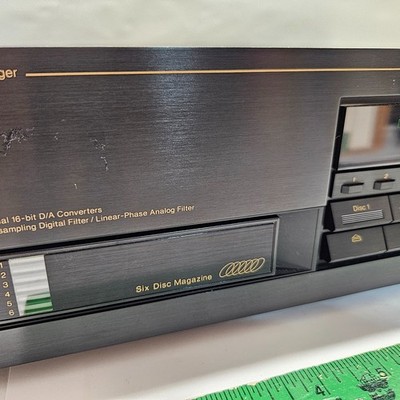 Nakamichi Vintage CDC-3A Compact Disc Player Changer With 6 CD