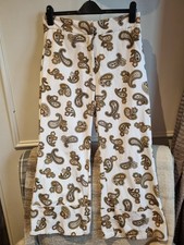 Alemais Womens Trousers 12 Mia Paisley Cropped Wide Leg Cotton Casual Boho
