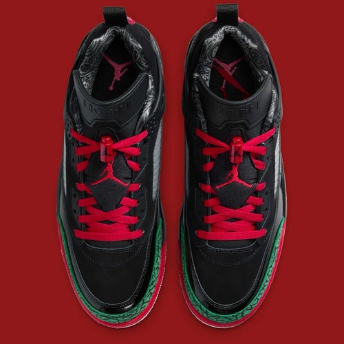 Nike Jordan Spizike Low Black Classic Green White Red FQ1759-060 Men Size 10.5 - Picture 4 of 6