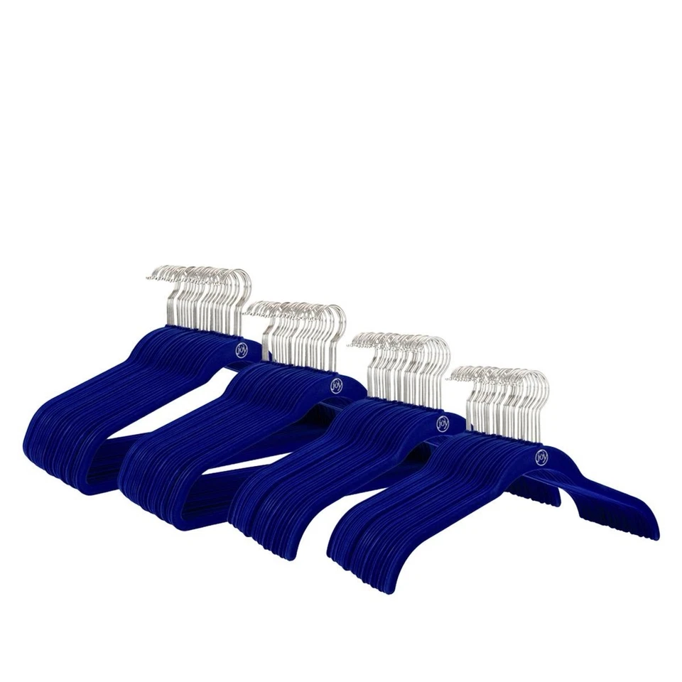 JOY MANGANO The JOY Hangers 50piece Premiere Anti-Microbial CleanBoss Set - Midnight Blue