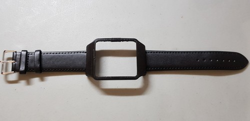 Sony SmartWatch 3 SWR50 Black Housing & Black Calf Leather Strap - 第 1/12 張圖片