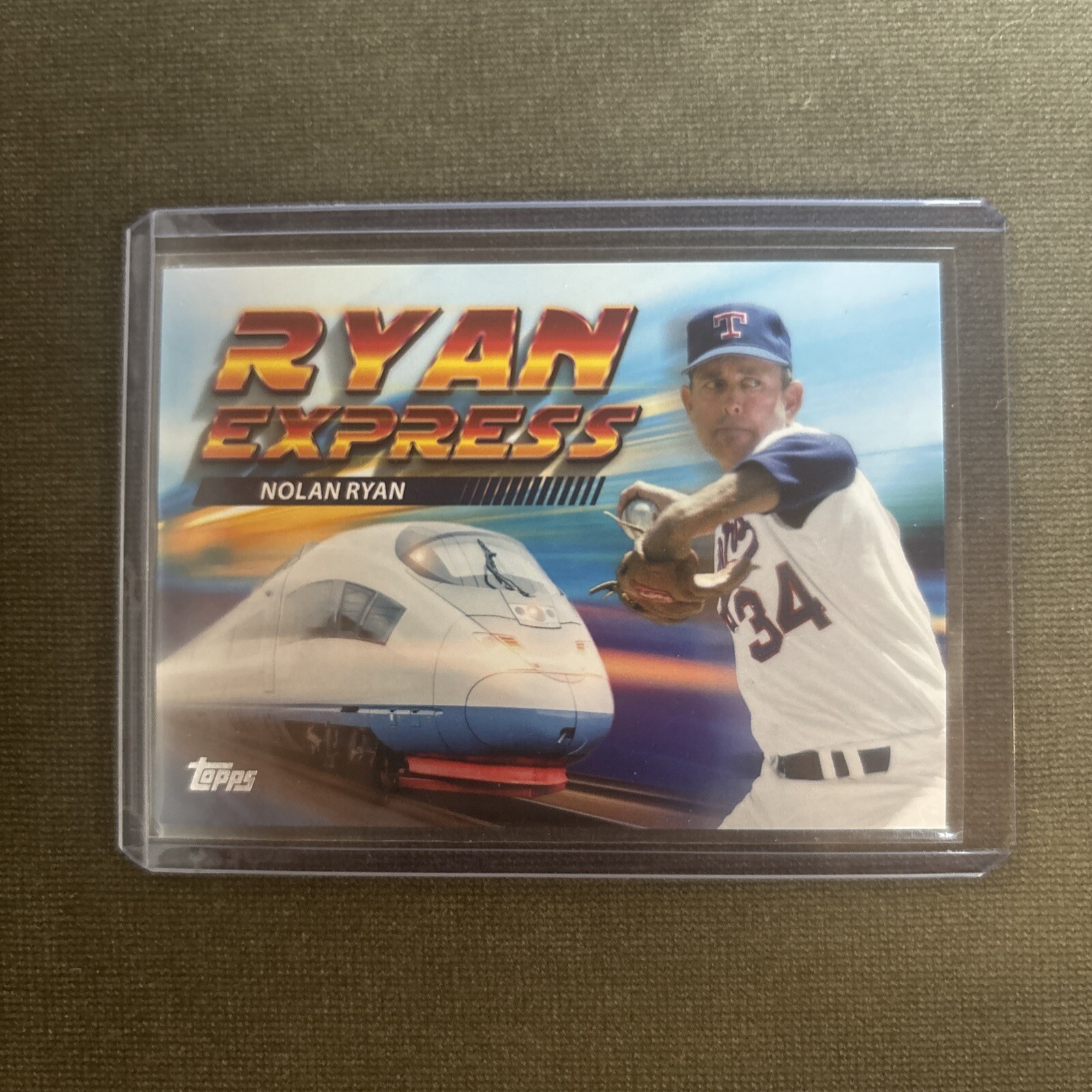 2023 Topps Update Nolan Ryan AKA Ryan Express SSP Case Hit #AKA-3