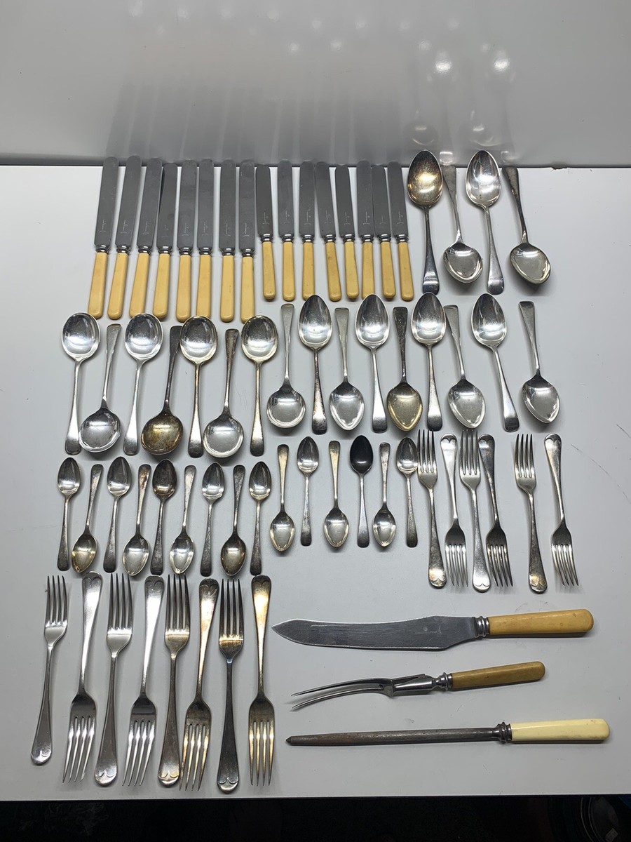 Vintage Waring Gillow Silverware Set Of 68 Pieces Silver Plate | eBay