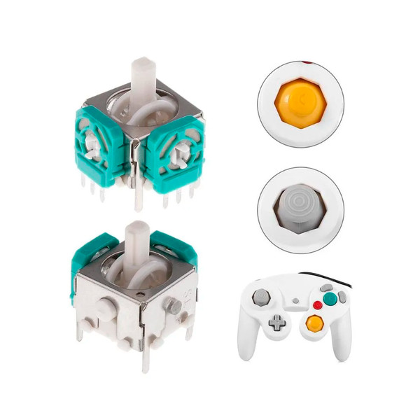 2x Módulo Joystick Analógico para GAME CUBE WII CLASSIC NUNCHUK GC