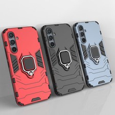 For Samsung Galaxy A54 5G New Style Plastic Hybrid Armor Ring Stand Case Cover