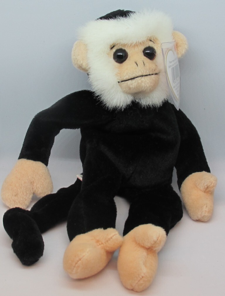 TY Beanie Baby – Zodiac Monkey, Plüschtier Aus Der Tierkreis-Kollektion, Kuscheliger Affe Mit Goldfarbenen Details