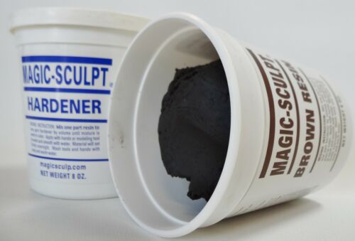 Magic-Sculpt self-hardening epoxy modeling clay 1 lb.Brown - Picture 1 of 2