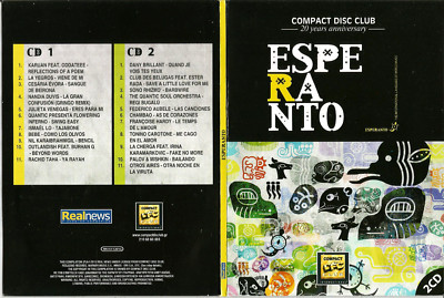 ESPERANTO - VARIOUS ARTISTS- COMPACT DISC CLUB- 20 YEARS ANNIVERSARY -2 CD SET
