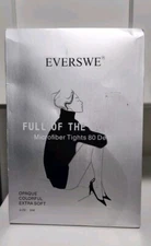 EVERSWE New Women's 80 Den Opaque Extra Soft Tights S/M Natural