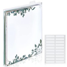 20 Set 12 x 12 Scrapbook Paper Storage Organizer Clear Top Loading Files Plas...