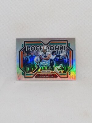 2021 Panini Prizm Lockdown! Silver Jason Taylor Miami Dolphins #29