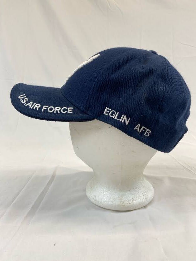 U.S. AIR FORCE EDWARDS A.F.B. キャップ US Air Force Dad Baseball Cap Strapback Hat Eglin AFB Blue Rapid