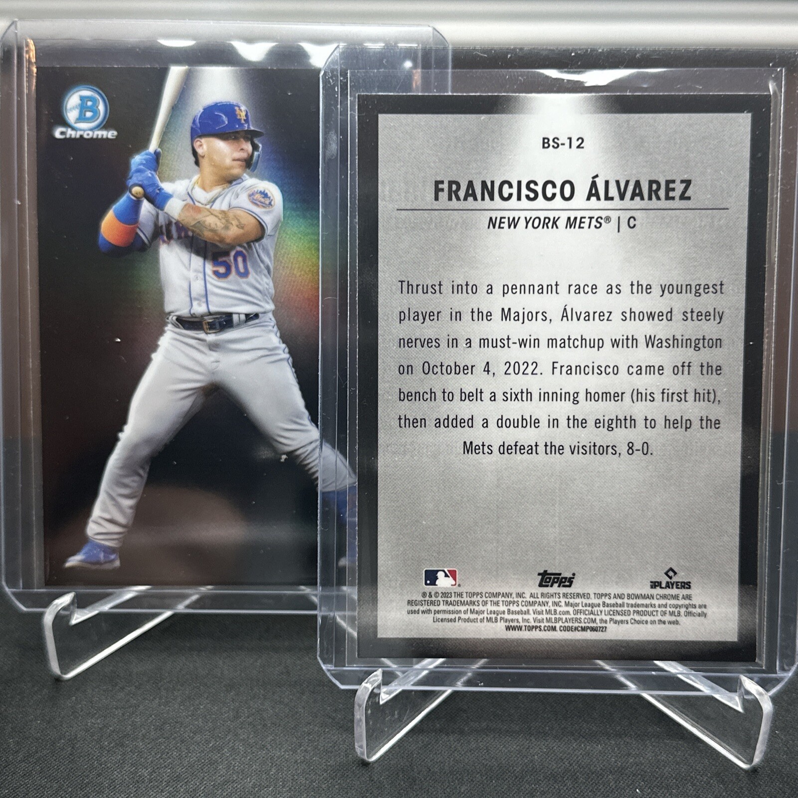 2023 Bowman Chrome Francisco Alvarez Bowman Spotlights Rookie
