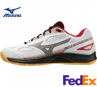 Mizuno Badminton shoes SKY BLASTER 3 71GA2345 White x Black x Red oki06