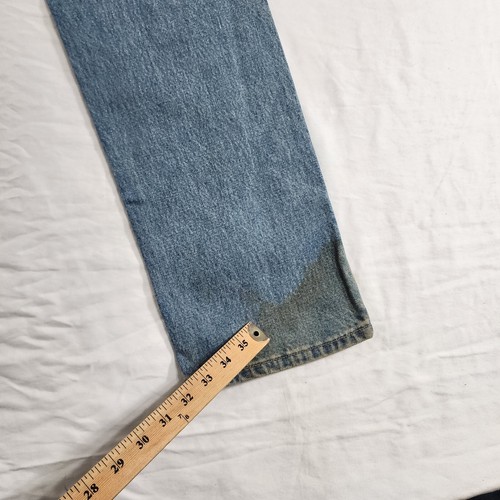 Vintage Levis 505 Mens 32x30 Jeans Straight Leg Regular Fit Denim Made In Canada - Picture 14 of 23