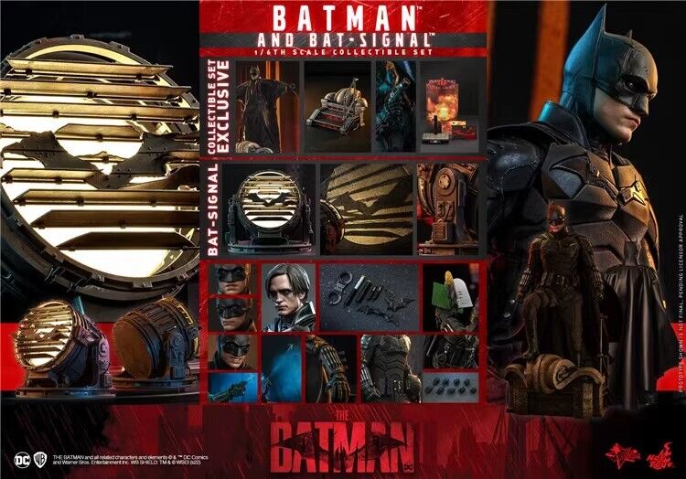 出産祝いなども豊富 Ready! New Hot Toys MMS641 THE BATMAN And Bat Signal 1/6 その他