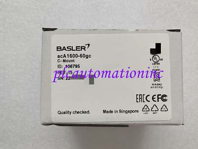 1PCS acA1600-60gc Basler industrial vision Brand new Fedex or DHL