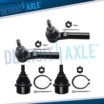 Front Outer Tie Rod Ends Lower Ball Joints for 2007-2018 Journey Avenger Sebring