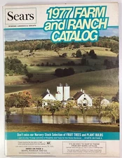 Sears Farm Ranch Catalog 1977 Mowers Tractors Garden Tools Craftsman