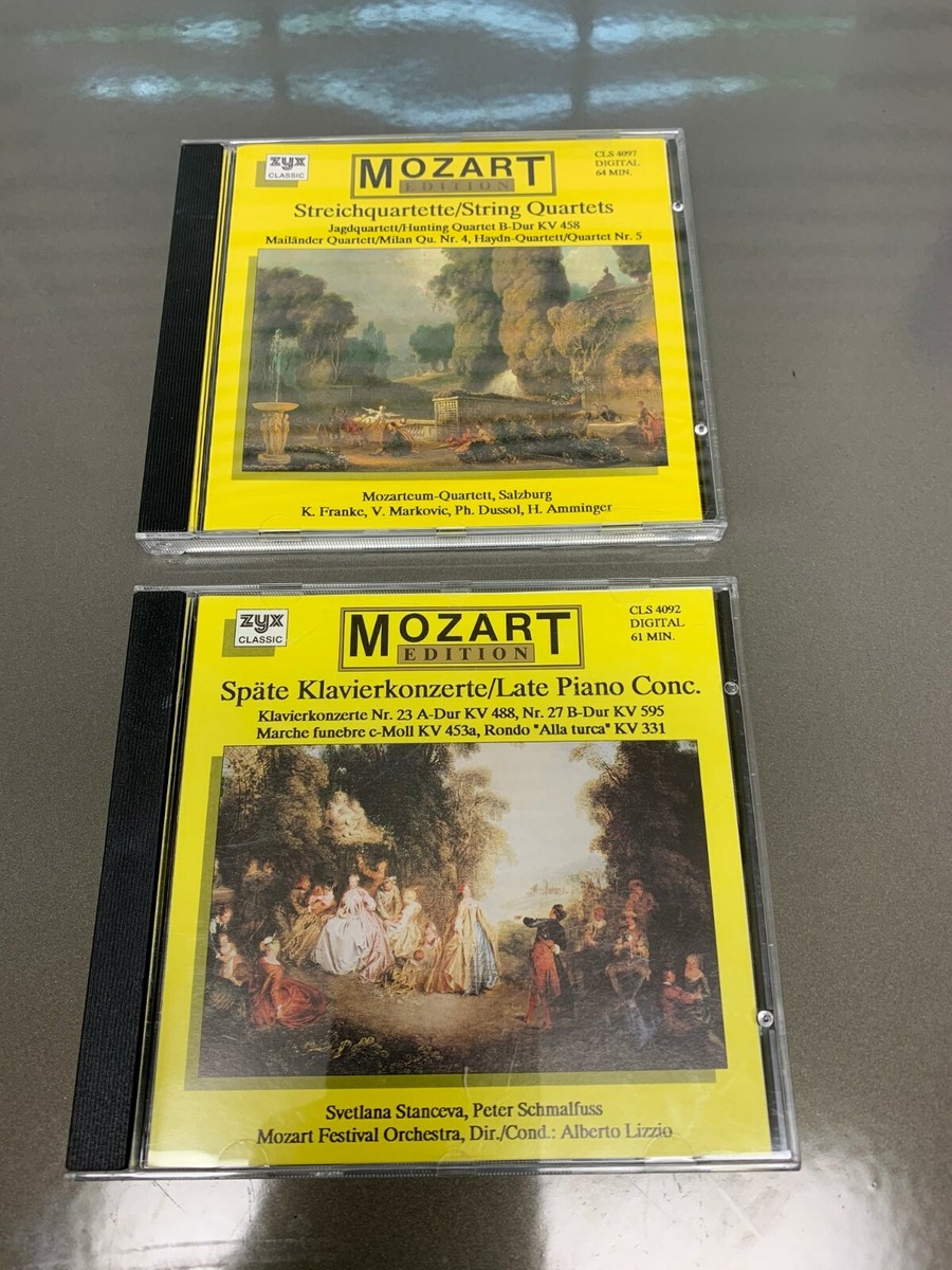 32 total different CD's MOZART ZYX Classics (made in Germany) | eBay