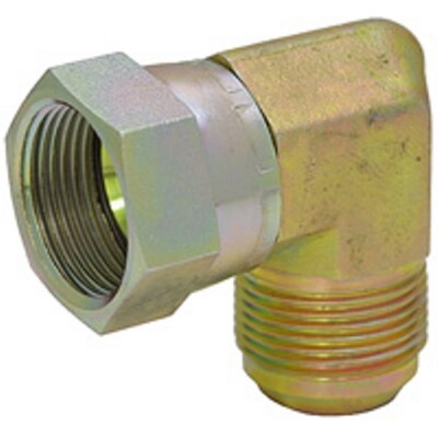 Adattatore Idraulico 90 Gradi Gomito Girevole 90° JIC 8 Maschio X JIC 8 Femmina   Adattatore Idraulico 6500 08 08 (9 6500 8 8) 6500 08 08 Per Impianti Oleodinamici - Foto 4