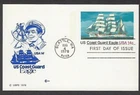 UX76 Cover Craft Cachets FDC - U.S. Coast Guard Eagle