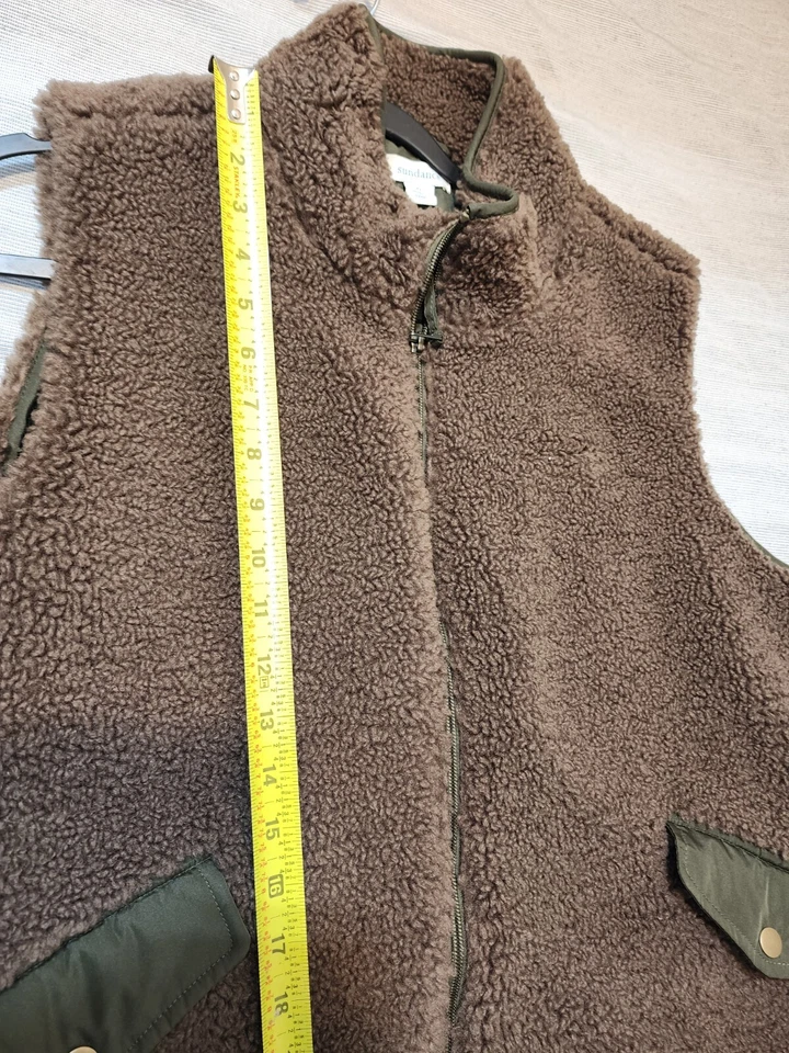 Chaleco Sundance verde y marrón para mujer Foto 4 de 4