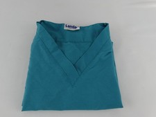 Landau Women Scrubs Top Color Teal Size Medium - 8219 BTP