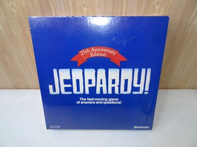 Jeopardy 25th Anniversary Edition Board Game SEALED NEW Pressman