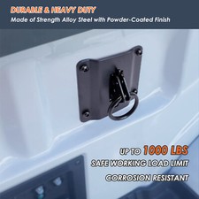 4x Truck Bed Tie Down Anchors E Track Port Plates O-rings For Ford F150250350 4x Truck Bed Tie Down Anchors E Track Port Plates O-rings For Ford F150250350