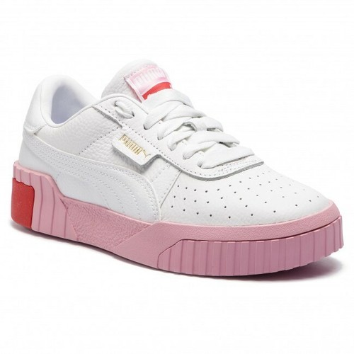 puma white pale pink