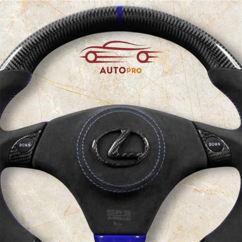 LEXUS VOLANTE DE FIBRA DE CARBONO REAL PARA LEXUS SC300,400 IS300 IS200. Foto 4 de 4