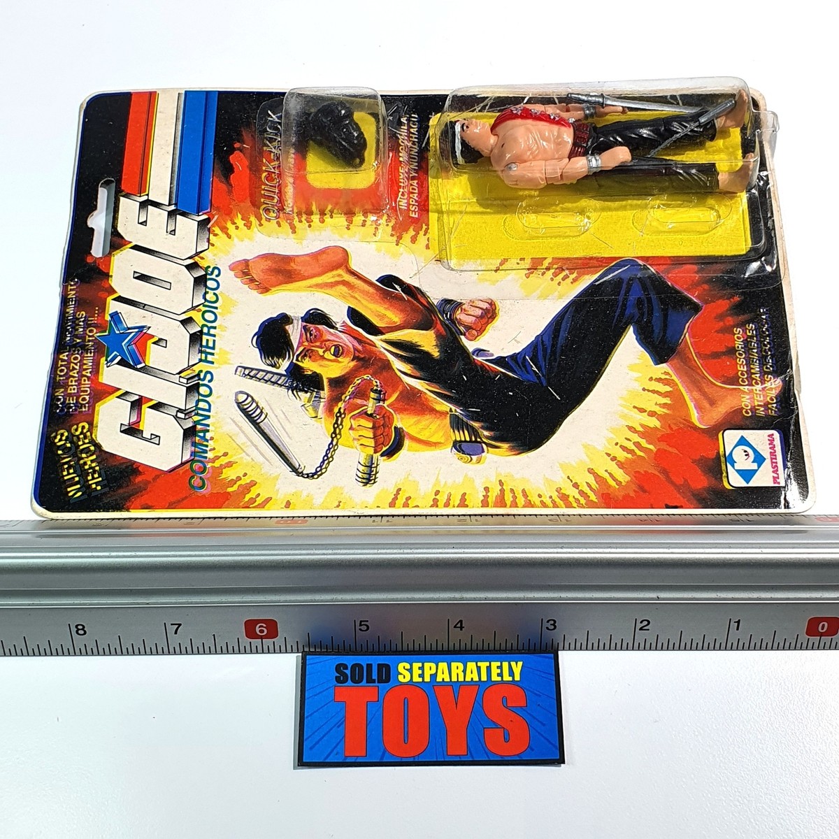 Vtg GI Joe QUICK KICK Argentina variant Comandos Heroicos