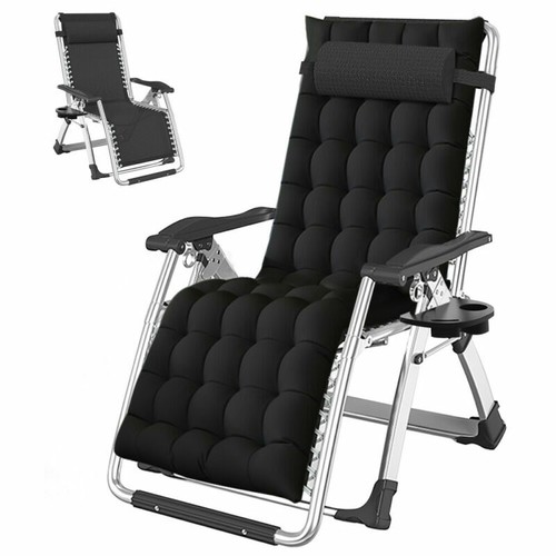 Portable Folding Bed Camping Cot Folding Chair w/ Mattress Indoor Outdoor w/Bag - Picture 24 of 25