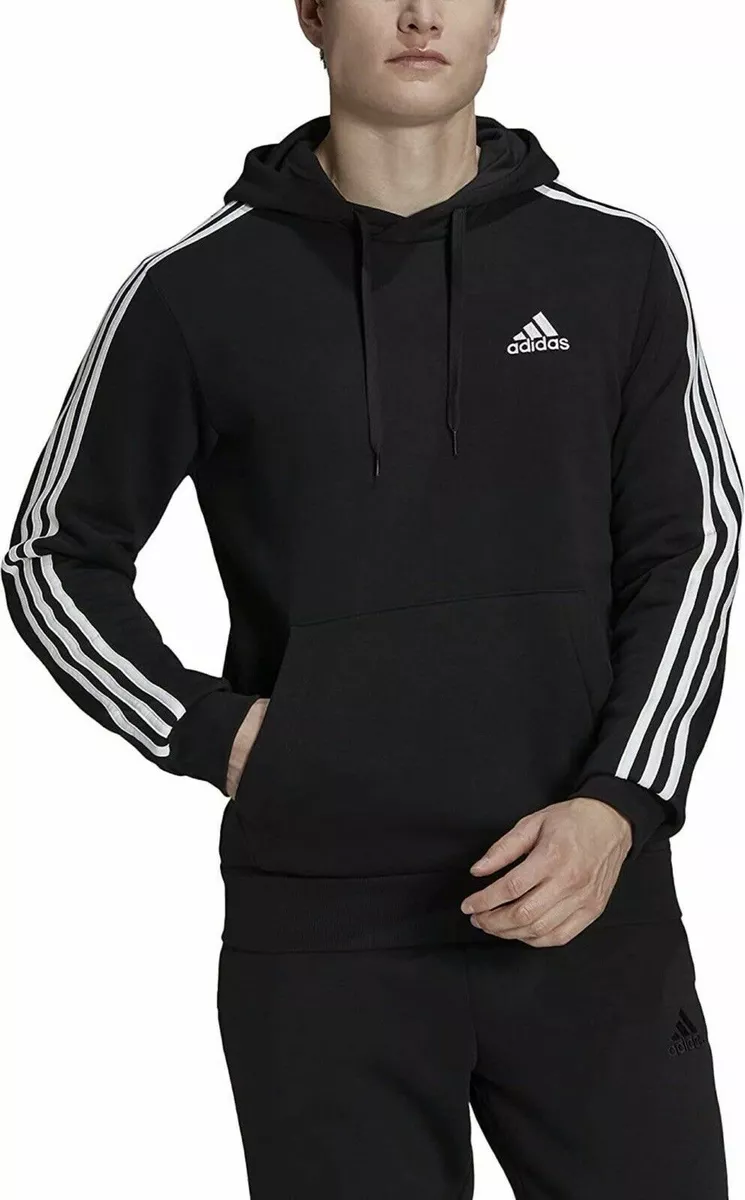 Adidas 3 stripe hoodie outlet
