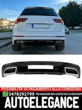 Diffusor Geeignet für VW Tiguan II Mk2 Ad / Bw (2016-05.2020) R-Line