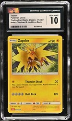 Zapdos 012/034 Trading Card Game Classic Holo