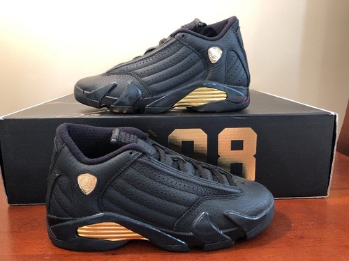 Nike Air Jordan BG Retro 14 DMP Black 