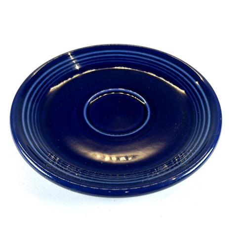 Vintage Fiesta Saucer Plate Cobalt Blue 6 inch