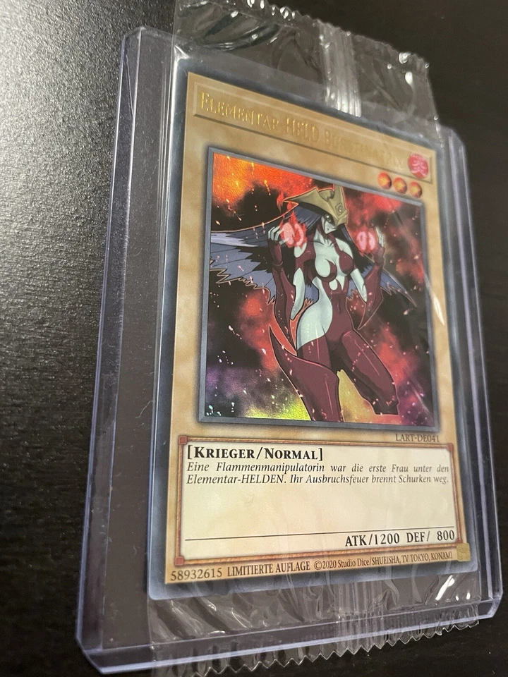 Yu-Gi-Oh! Elementar-HELD Burstinatrix LART OVP Ultra Rare Near Mint Limitiert - Bild 3 von 4