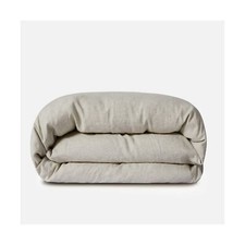 Sijo Premium Stone Washed 100 Organic French Linen Duvet Cover, GOTS Certifi...