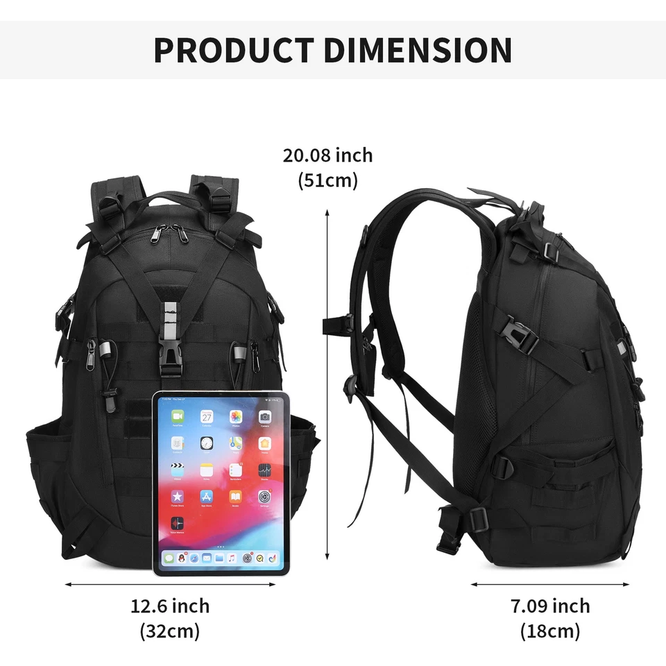 40L Rucksack Wandernrucksack Trekking Armee Outdoor Bundeswehr BW Kampfrucksack - Bild 4 von 4