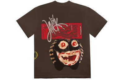 Travis Scott Cactus Jack Never Backward Large Tee L Shirt 