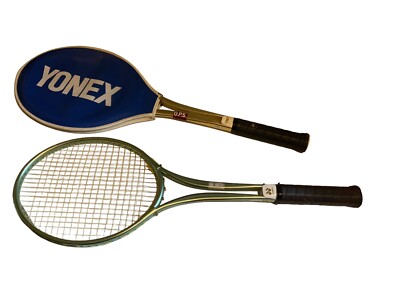 Yonex Tennis Rackets O.P.S. Blue Silver Metal Aluminum Set of two
