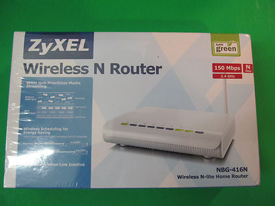 ZyXEL NBG416N 150 Mbps 4-Port 10/100 Wireless N Router