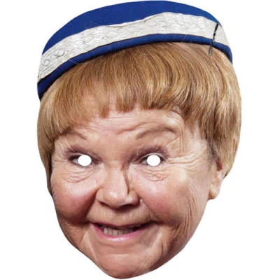 FUNKYBUNKY Jimmy Krankie Celebrity Card Face Mask - Ready To Wear - Fancy Dress